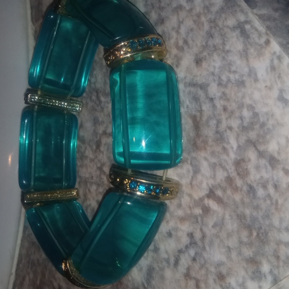 Aquamarine vintage bracelet